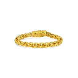 18K Goldplated Stainless Steel Magnetic Clasp Bracelet