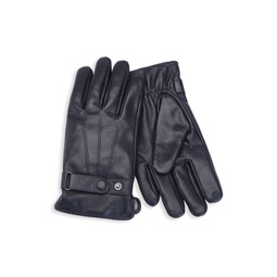 Cashmere Lined Touchscreen Leather Gloves