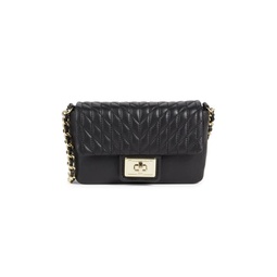 Mini Agyness Quilted Leather Crossbody Bag