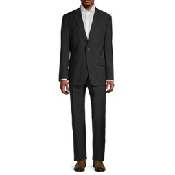 Regular-Fit Wool-Blend Suit
