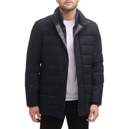 Quilted Flannel Down Jacket