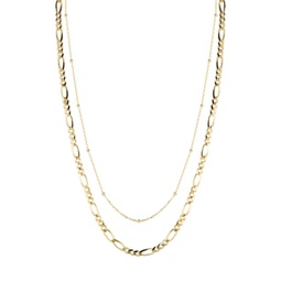 14K Goldplated Sterling Silver Multi-Strand Necklace