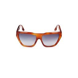 55MM Square Cat Eye Sunglasses