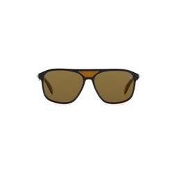 57MM Pilot Sunglasses