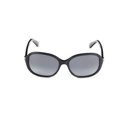 Izabella 55MM Rectangle Sunglasses