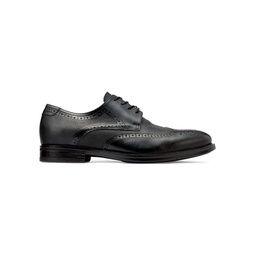 Perforated Wing-Tip Leather Brogues