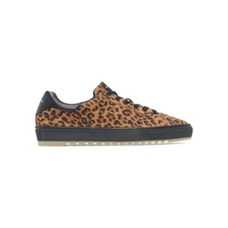 Cheetah Print Suede Sneakers