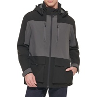 Colorblock Water-Resistant Hooded Jacket