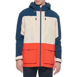 Colorblock Water-Resistant Hooded Jacket