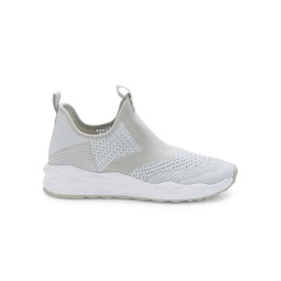 Low-Top Perforated Sneakers