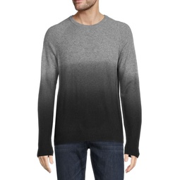 Dip Dye Crewneck Cashmere Sweater