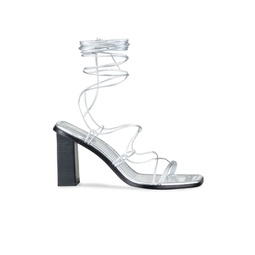 Le Doheny Ankle-Wrap Leather Sandals
