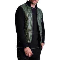 Quilted Colorblock Puffer Jacket