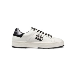 Karl Patch Leather Sneakers