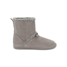 Marie Faux Shearling Suede Boots