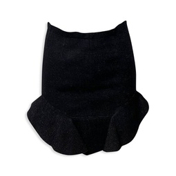 Isabel Marant Frye Ruffled Mini Skirt In Grey Virgin Wool