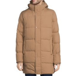 Quilted Hooded Longline Puffer Jacket