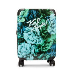 Carribean 20-Inch Floral Hardside Spinner Suitcase