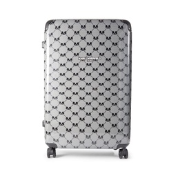 28 Inch Diamond Monogram Spinner Suitcase