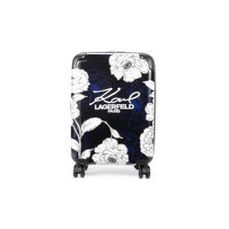 20 Inch Floral Spinner Suitcase