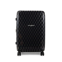 24 Inch Logo Diamond Monogram Hardside Spinner Suitcase