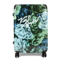 Carribean 24-Inch Floral Hardside Spinner Suitcase