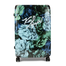 Carribean 28-Inch Floral Hardside Spinner Suitcase