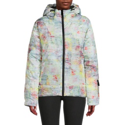 Abstract Hooded Parka