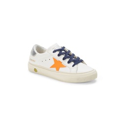 Kids Applique Leather Sneakers