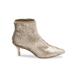 Amstel 3 Sequin Point Toe Booties