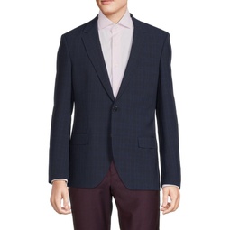 Hanry Slim Fit Plaid Suit