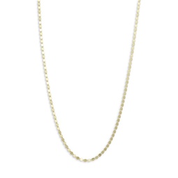 14K Yellow Gold Valentino Link Chain Necklace