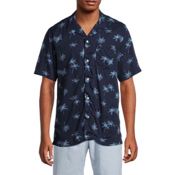 Palm Tree Camp Collar Shirt