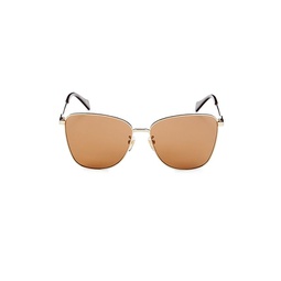 60MM Cat Eye Sunglasses