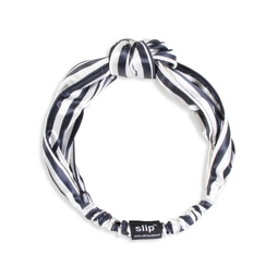 Striped Silk Knotted Headband