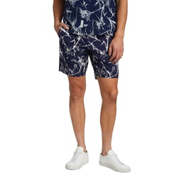 Perry Print Cotton Ripstop Shorts