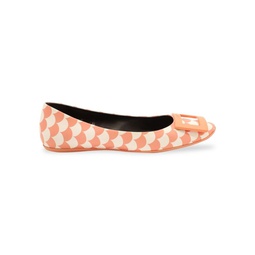 Roger Vivier Printed Ballet Flats In Multicolor Leather Flats Loafers