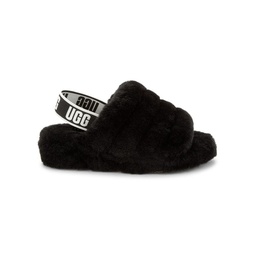 Fluff Yeah Shearling Slingback Slippers