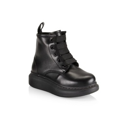 Little Kids & Kids Leather Lace Up Boots