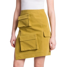 Canvas Cargo Mini skirt
