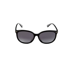 Alina 55MM Round Sunglasses