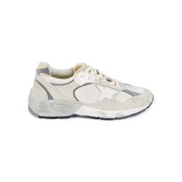 Dad Chunky Distressed Leather Sneakers