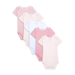 Baby Girls 5-Pack Bodysuit Set