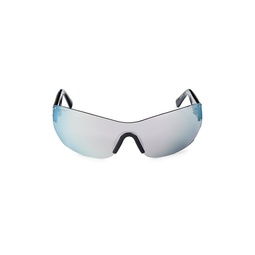76-152MM Faux Crystal Shield Sunglasses