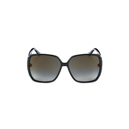 Cloe 62MM Square Sunglasses