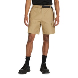 Cotton Nylon Zip Shorts