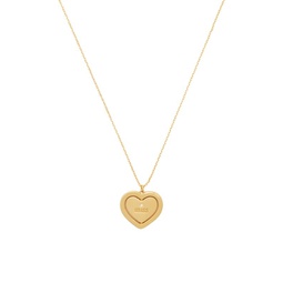 At Heart Miss Goldtone, Glass & Cubic Zirconia Pendant Necklace
