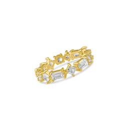 Look Of Real 14K Goldplated & Cubic Zirconia Ring