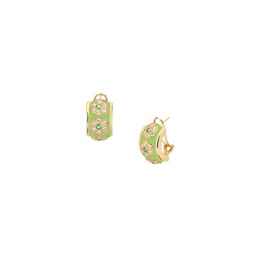 Outshine 14K Gold Vermeil & Cubic Zirconia Lily Latch Earrings