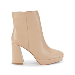 Narah Flare Heel Ankle Boots
